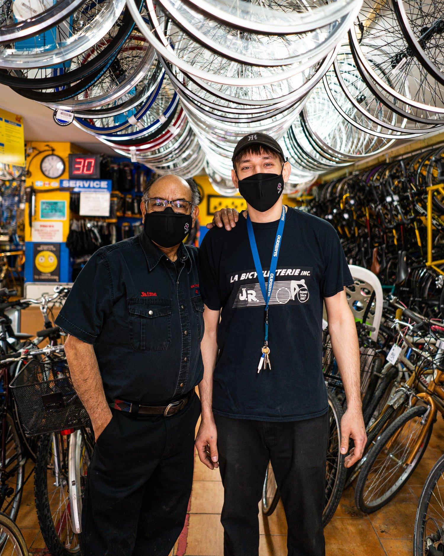 L'équipe de La Bicycletterie JR